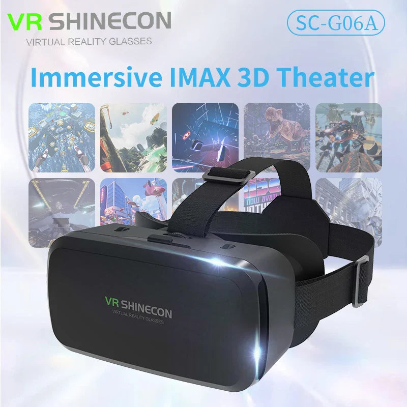 VR 3D Headset Goggle & Game Controller Set for Smartphone