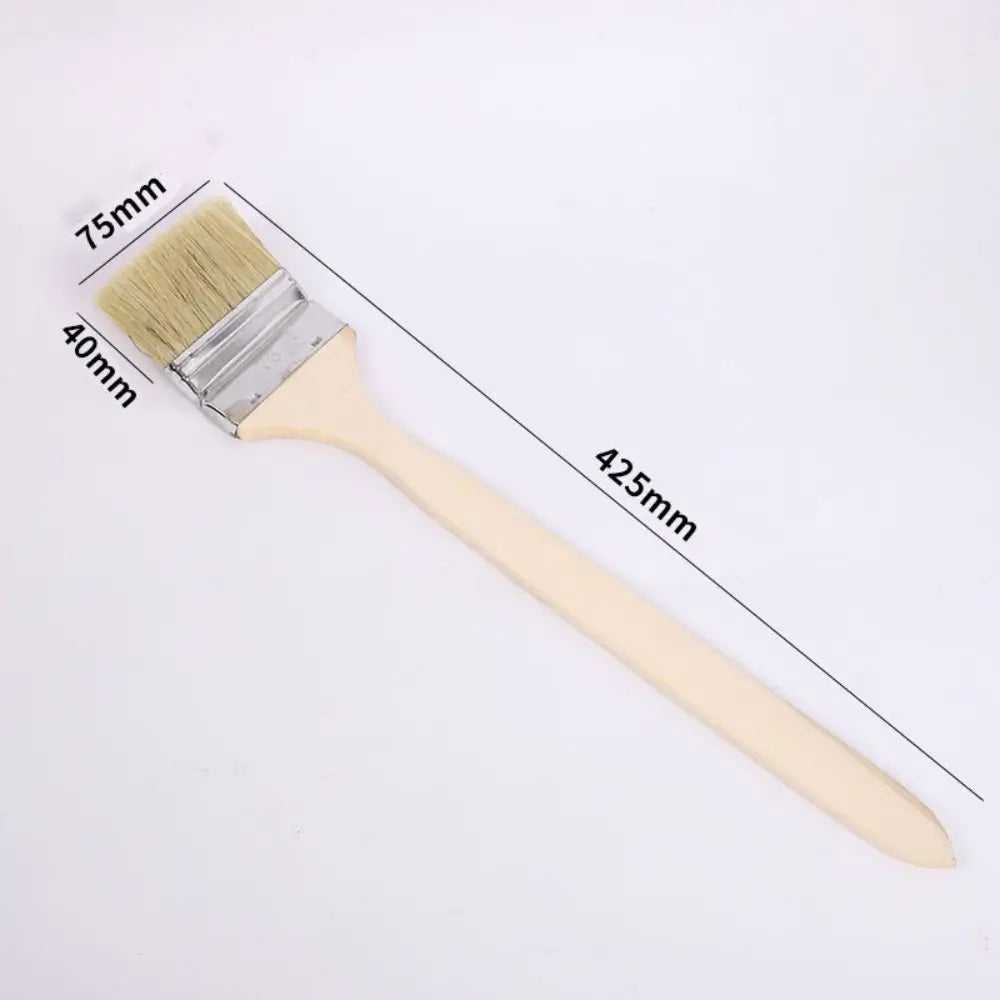 Long Handle Elbow Paint Brush – Solid Wood & Mixed Bristle