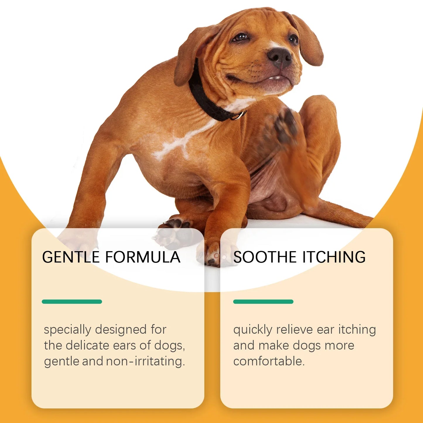 YEGBONG Dog Ear Cleaner Drops – Earwax & Odour Control 60ml