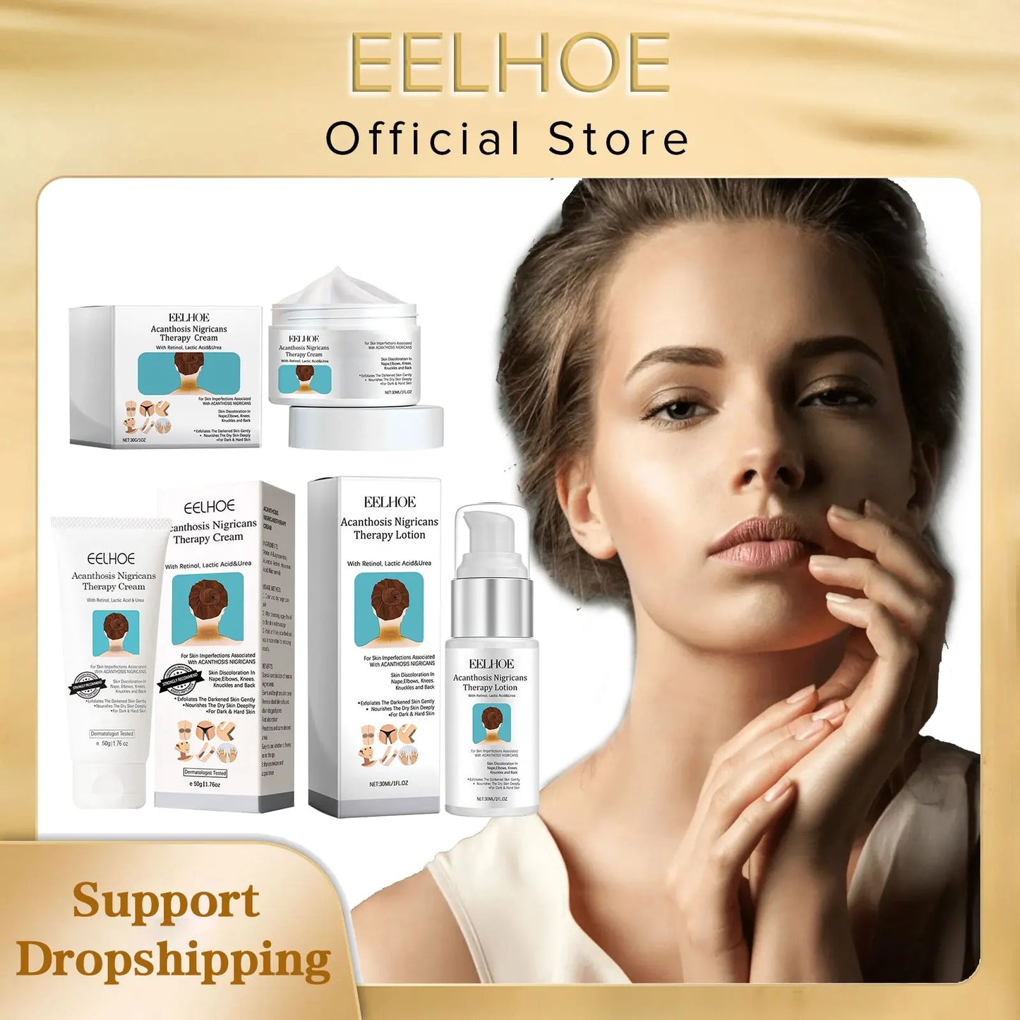 EELHOE Brightening Body Cream – Neck, Arm & Underarm Skin Care