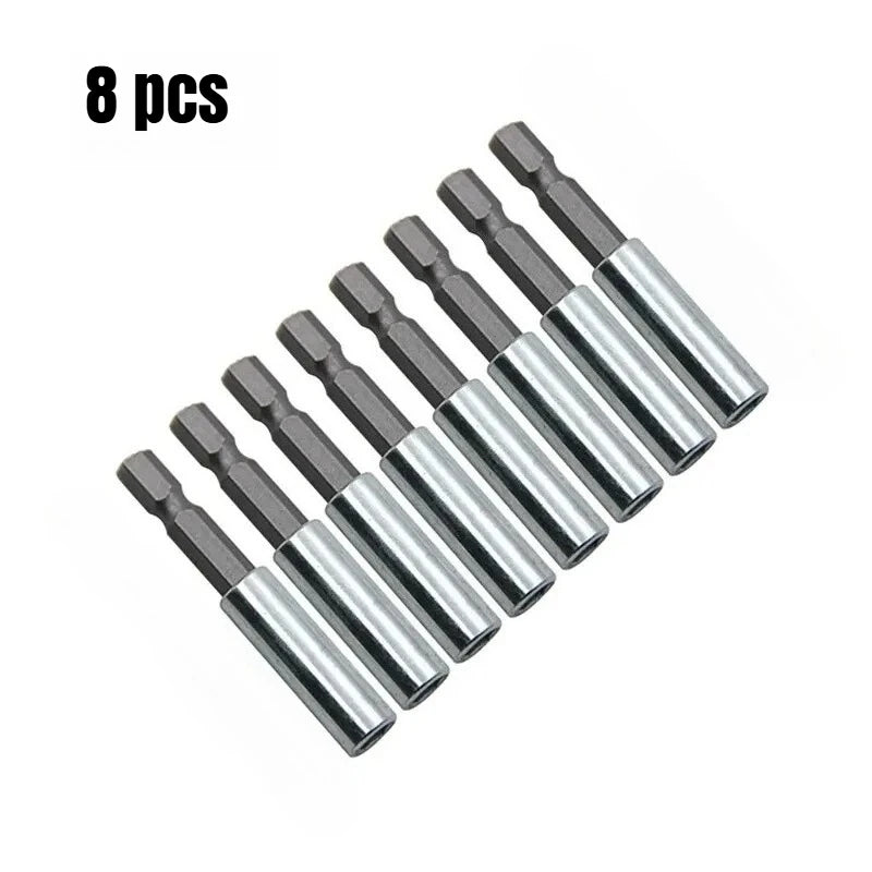 5-10pc 60mm Hex Shank Extended Connecting Rod 1/4 Quick Change Batch Head Joint Electric Tool Accessory Set Peaceful Pleasures Health and Wellness 8pc 60mm