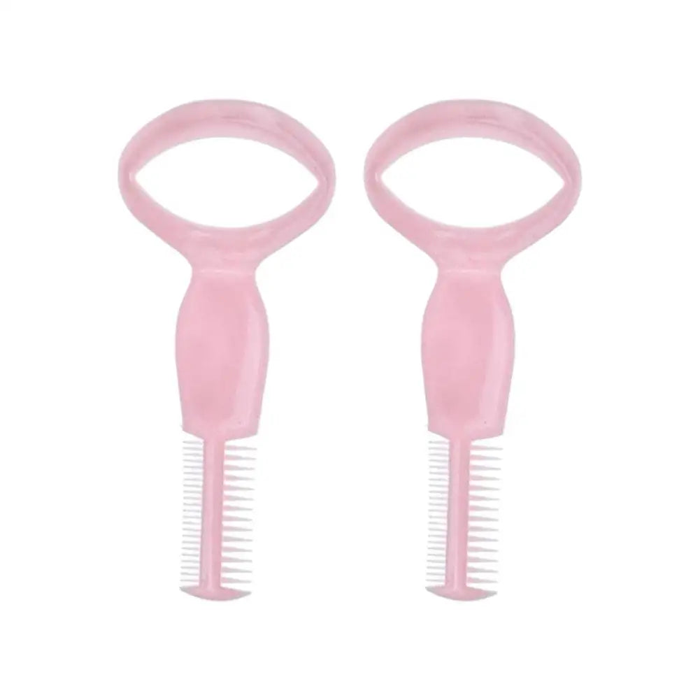 2-in-1 Mascara Shield & Eyelash Comb Applicator Tool – 2 Pack