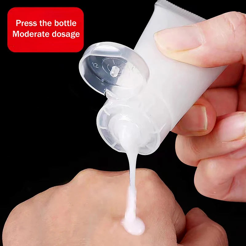 10Pcs Refillable Clear Lotion Containers for Travel Medical Supplies Peaceful Pleasures Health and Wellness