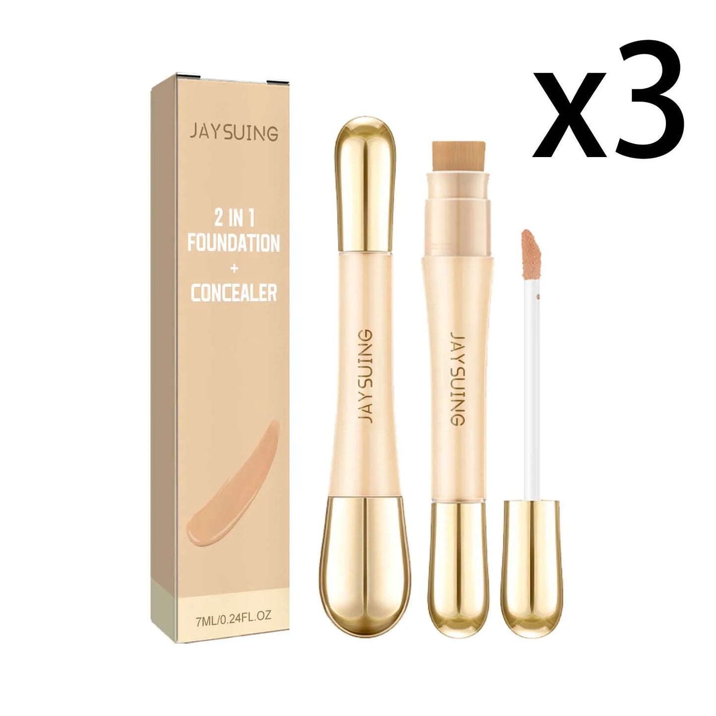 Jaysuing Double Head Concealer – Cover Blemishes & Dark Circles