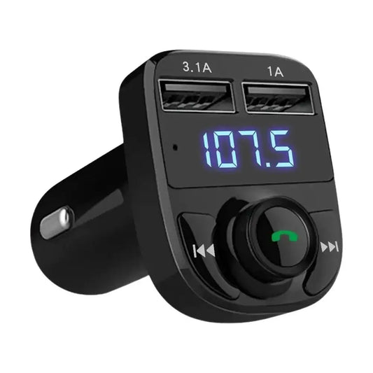 Car Bluetooth 5.0 FM Transmitter | Dual USB Charger & MP3 Car FM Transmitter Peaceful Pleasures Health and Wellness A