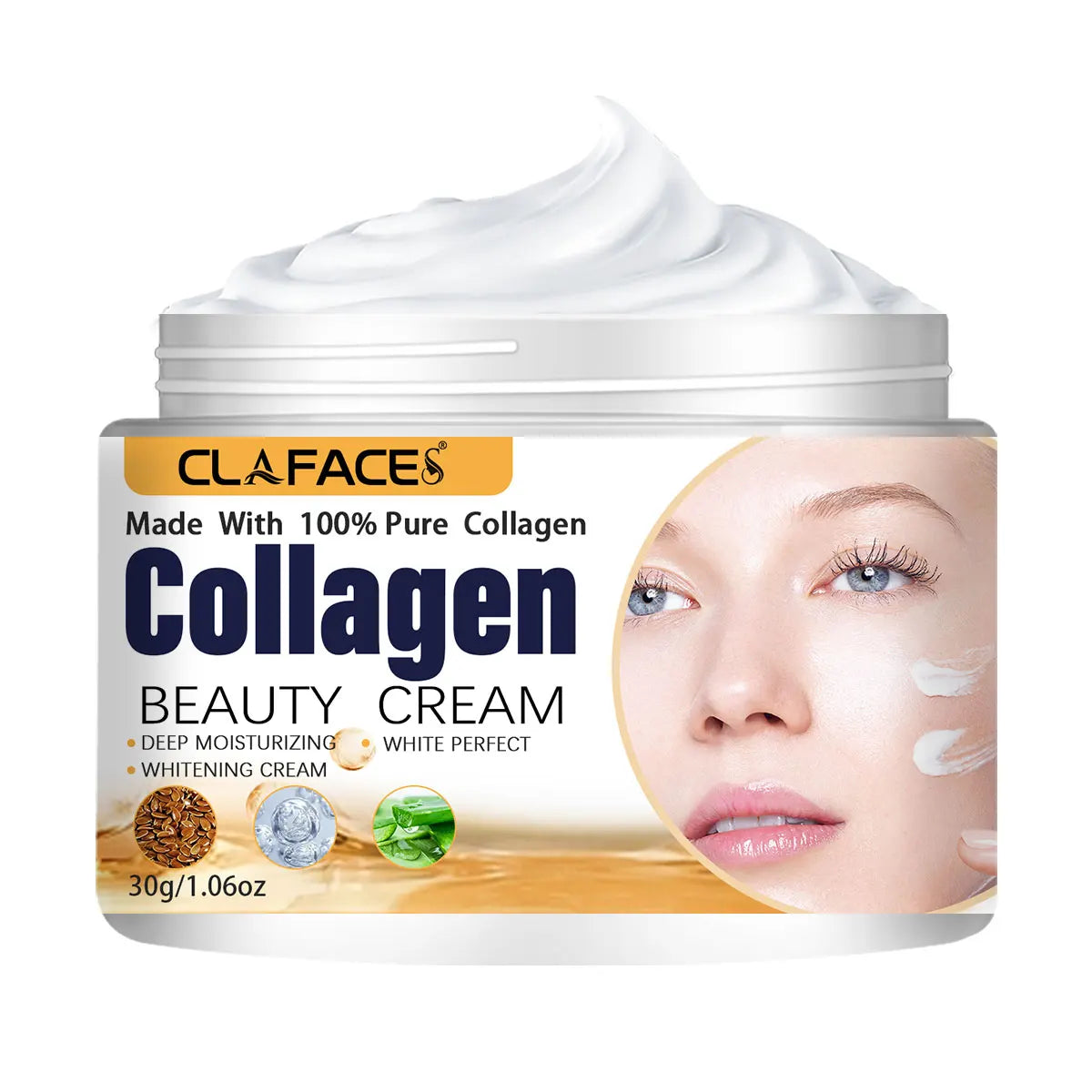 Anti-Wrinkle Eye & Face Cream – Collagen Boost Korean Essence Face Cream Peaceful Pleasures Health and Wellness 30g