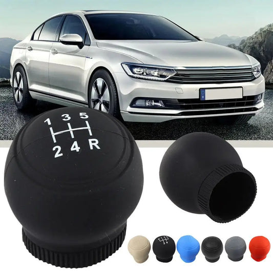 Universal Silicone Car Gear Sleeve Shift Knob Cover Gear Shift Non Slip Grip Handle Case Wear-resistant Gear Rod Cover Peaceful Pleasures Health and Wellness