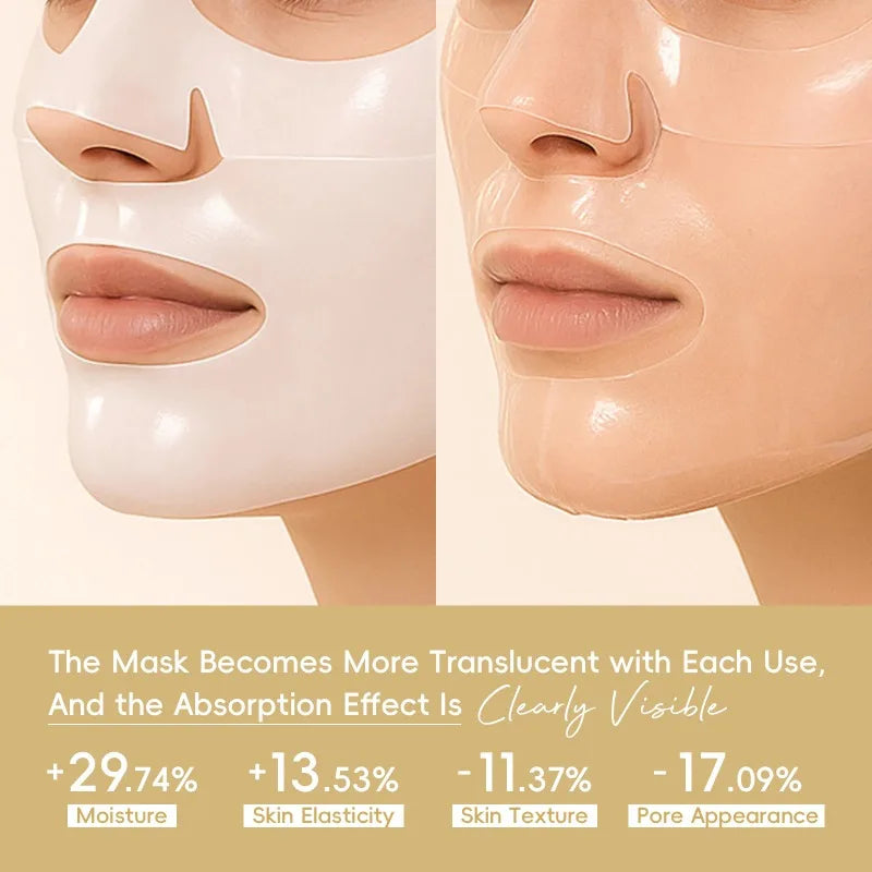 LAIKOU Korea Snail Collagen Essence Mask Hydrating Sheet Mask Anti-Wrinkle Face Mask Firming Skin Care 25g*20pcs Peaceful Pleasures Health and Wellness