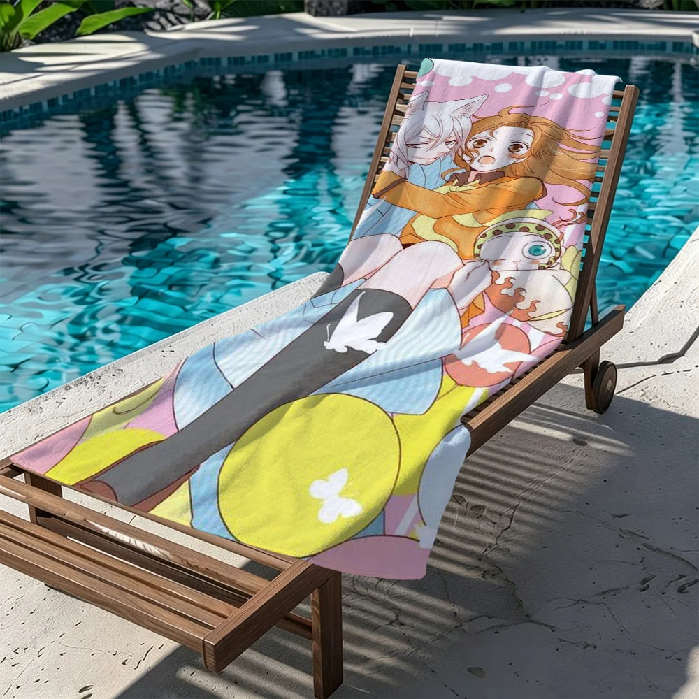 Kamisama Kiss Quick-Dry Beach Towel | Soft, Lightweight & Fast Quick-Dry Beach Towel Peaceful Pleasures Health and Wellness