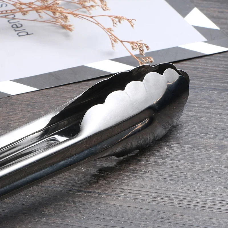 Long Handle Stainless Steel Tongs – BBQ, Salad & Kitchen