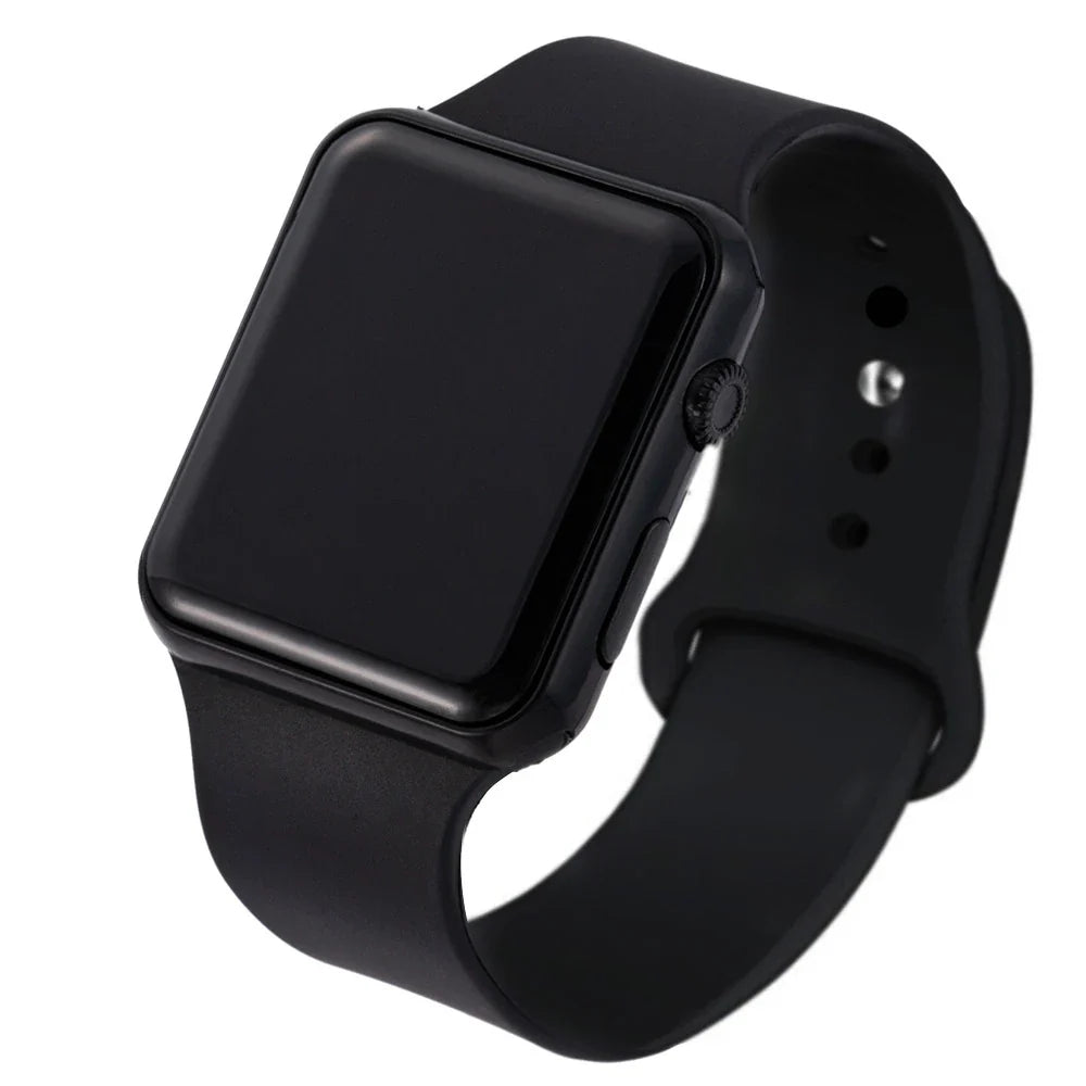 TINUORA Square LED Digital Watch – Unisex Casual Sports Wristwatch