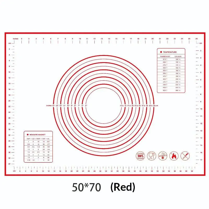 Silicone Baking Mat – Non-Stick Pastry Rolling & Kneading Pad