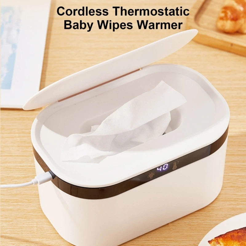 Baby Wipe Warmer & Dispenser | Night Light, 3-Temp Settings