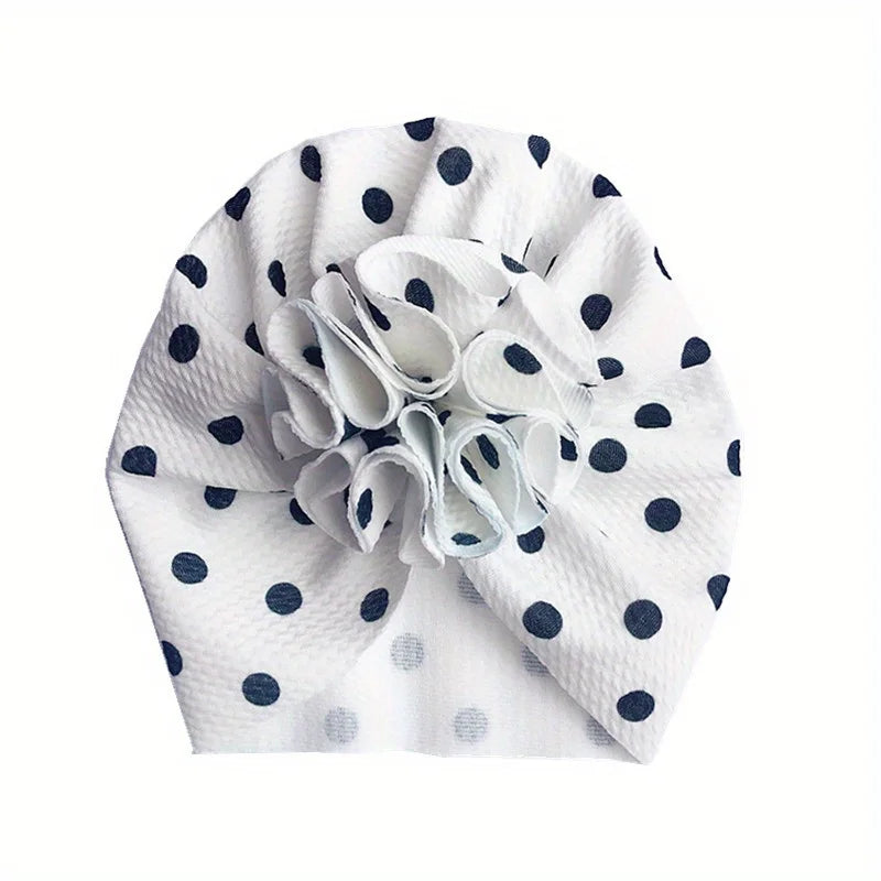 Baby Flower Turban Hats – Soft Head Wraps for Newborns 1–3Y
