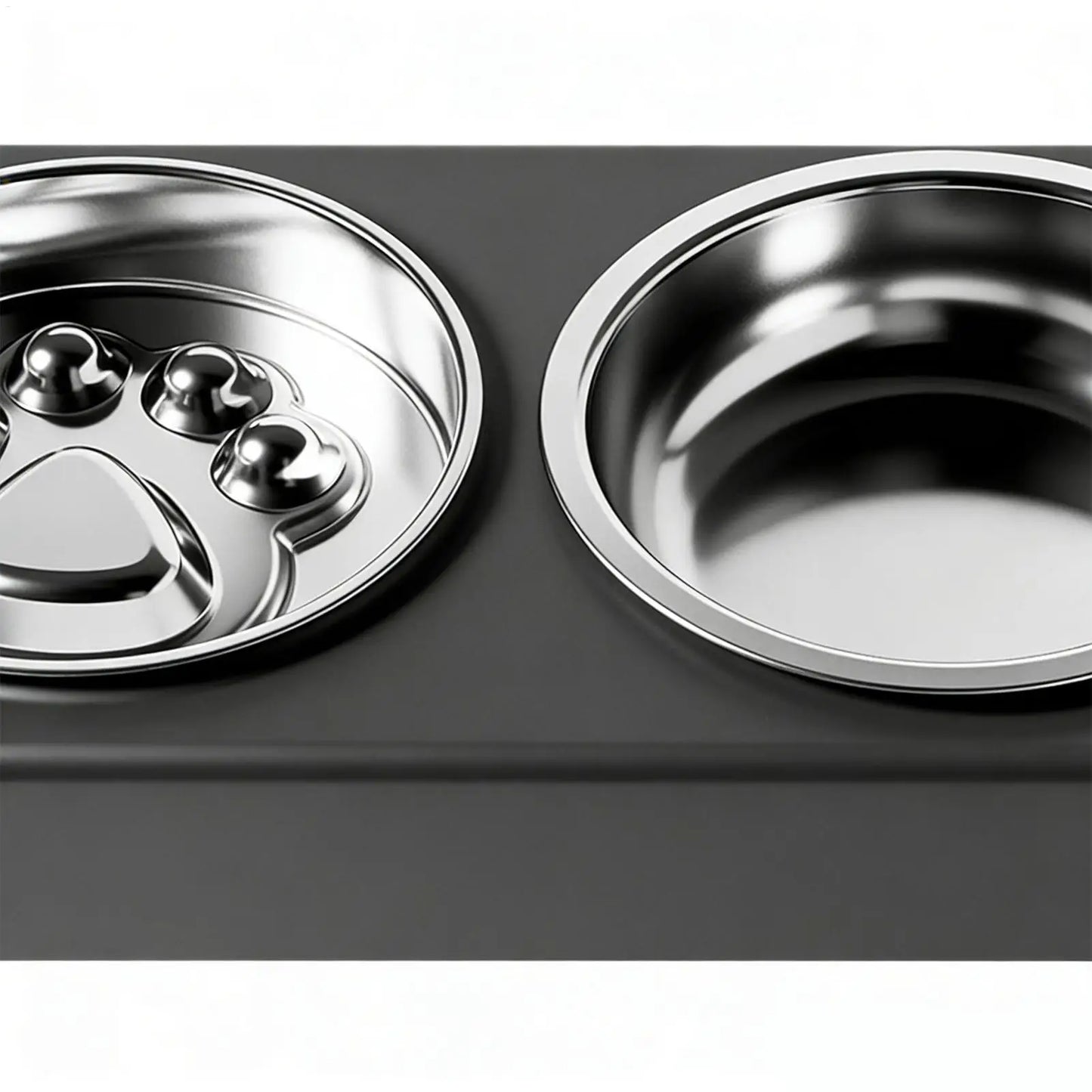 Elevated Double Pet Feeder | 3-Height Adjustable Cat & Dog Bowl Elevated Pet Feeder Peaceful Pleasures Health and Wellness