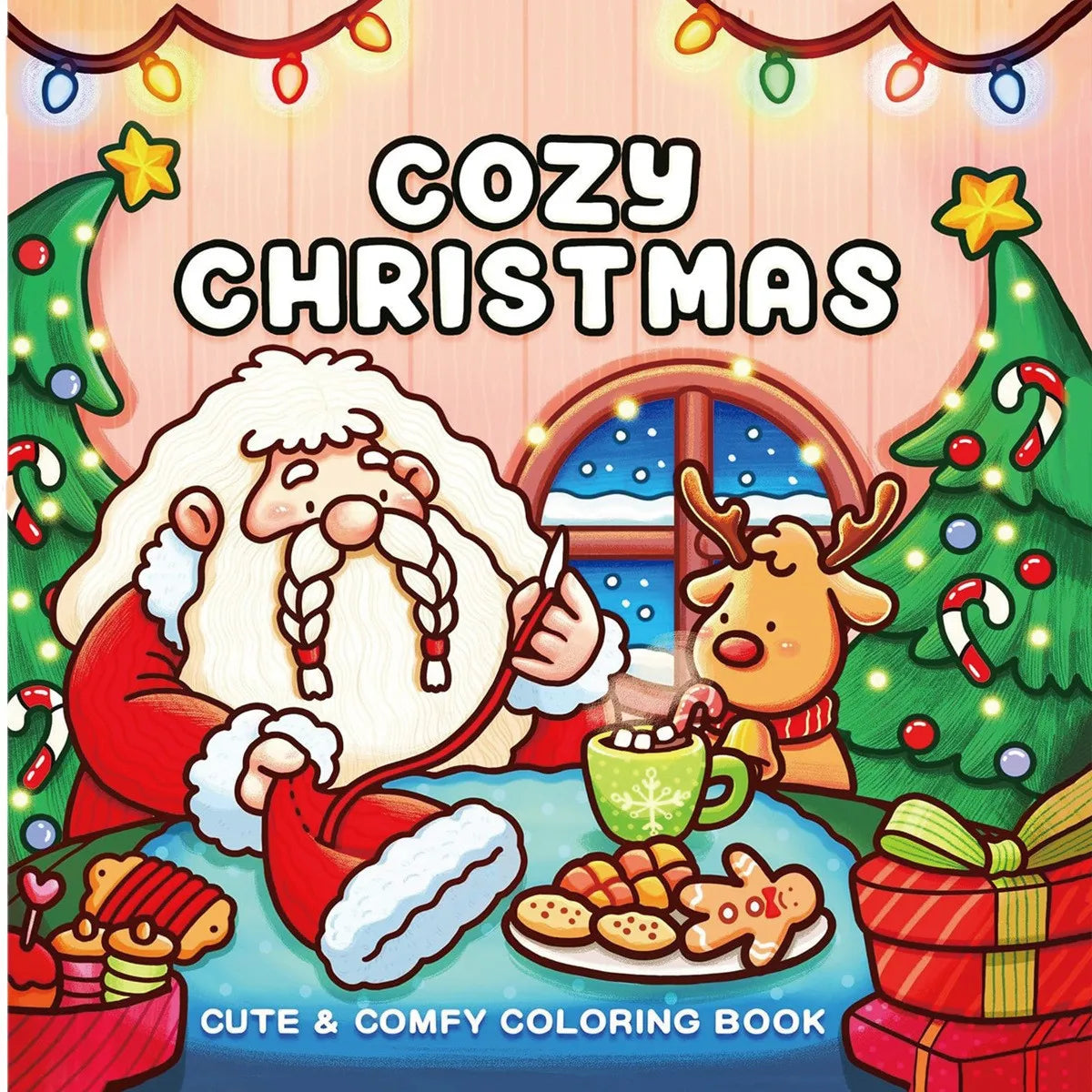 Adult Coloring Book Stress Relief Relaxation Art Therapy Cute Designs