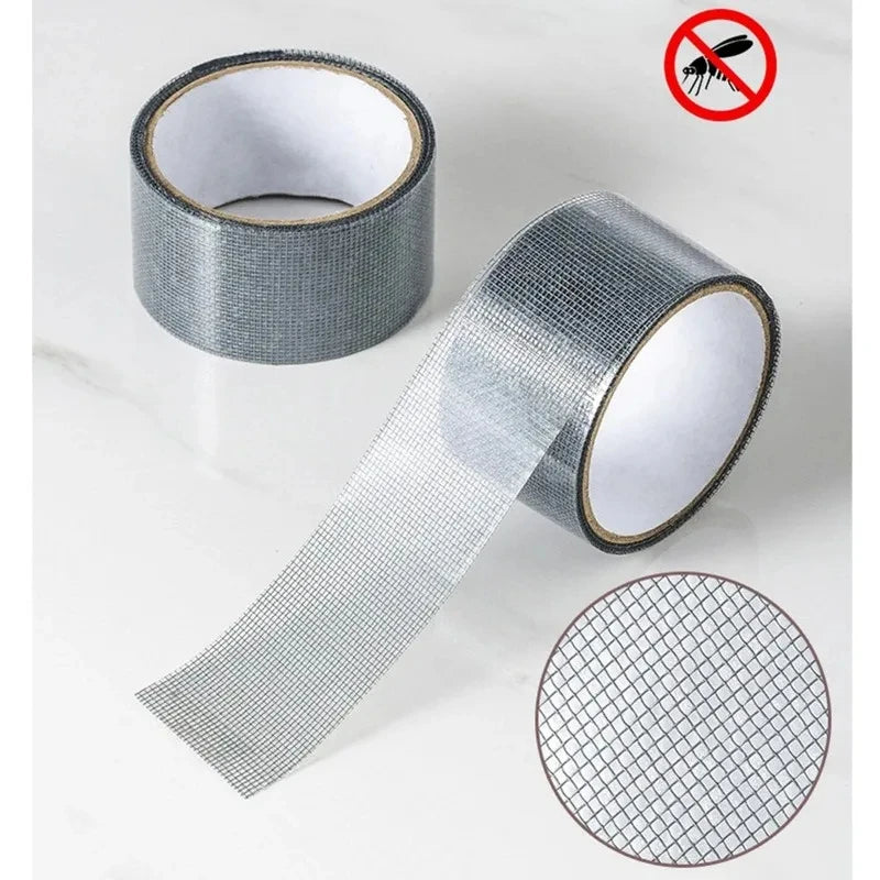 Window Screen Patch Repair Kit Door Window Fly Lanai Screen Repair Patch Tape Mesh Repair Tape Seal for Window and Screen Door Peaceful Pleasures Health and Wellness