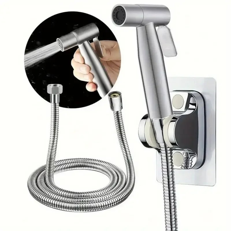 3-Piece Stainless Steel Handheld Bidet Sprayer Set