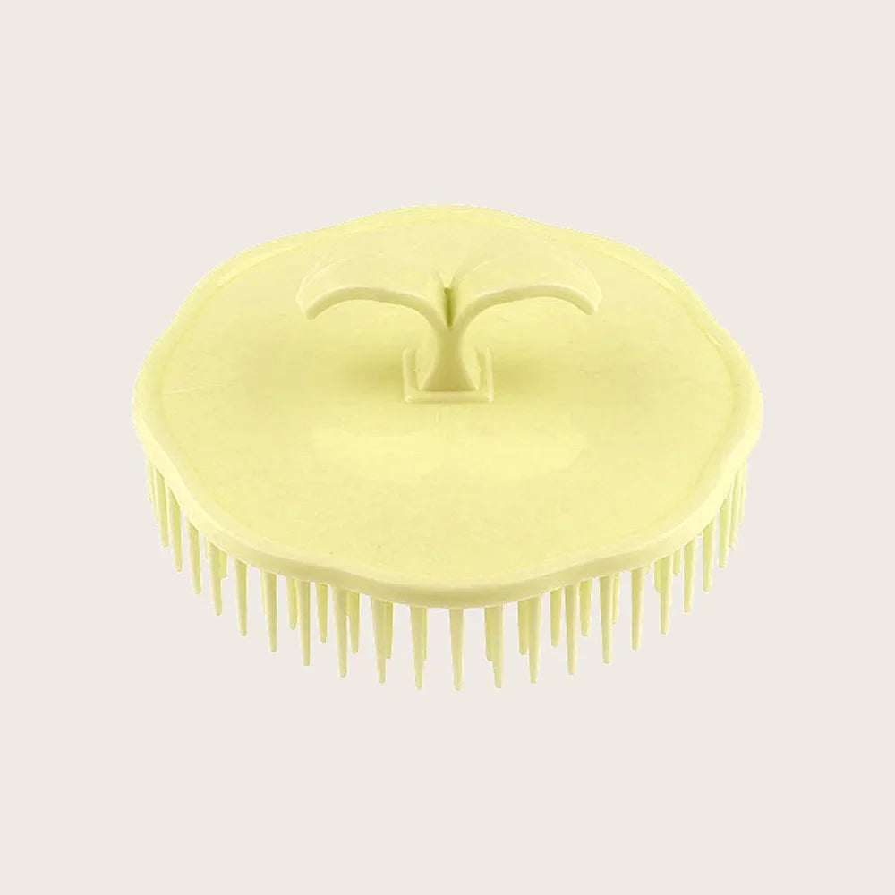 Silicone Scalp Massage Brush – Shampoo & Hair Care Comb