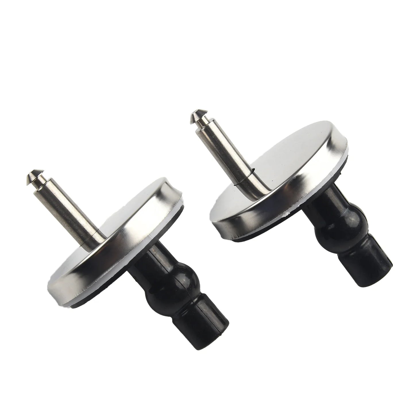 2-Pack Top Fix Toilet Seat Hinges – Soft Release Quick Fit