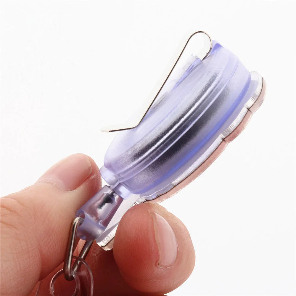 Nurse Exhibiton ID Name Card Badge Reel Doctor Clips Office Supplies Card Holder Clip Badge Holder Clip Name Card Holder Peaceful Pleasures Health and Wellness