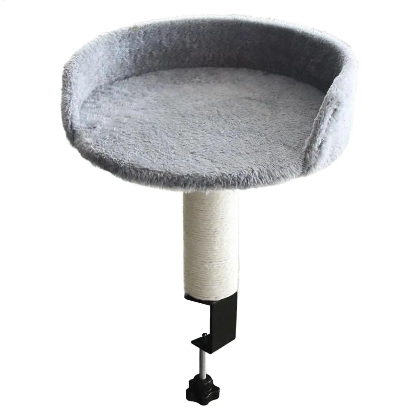 Desk Clamp Cat Bed – Space-Saving Hammock Perch & Soft Pad