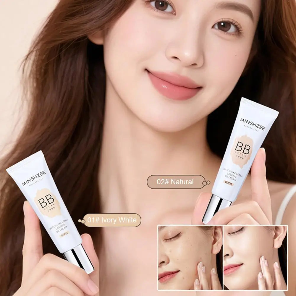 MINSHZEE Hydrating BB Cream Liquid Foundation – 30g Lightweight Concealer, Brightening & Matte Finish for All Skin Types Peaceful Pleasures Health and Wellness