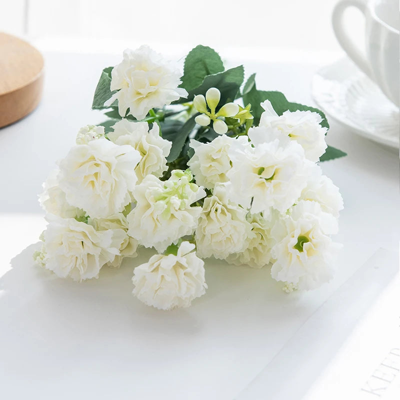 Artificial Silk Carnations 5/10pcs – Wedding & Home Decor