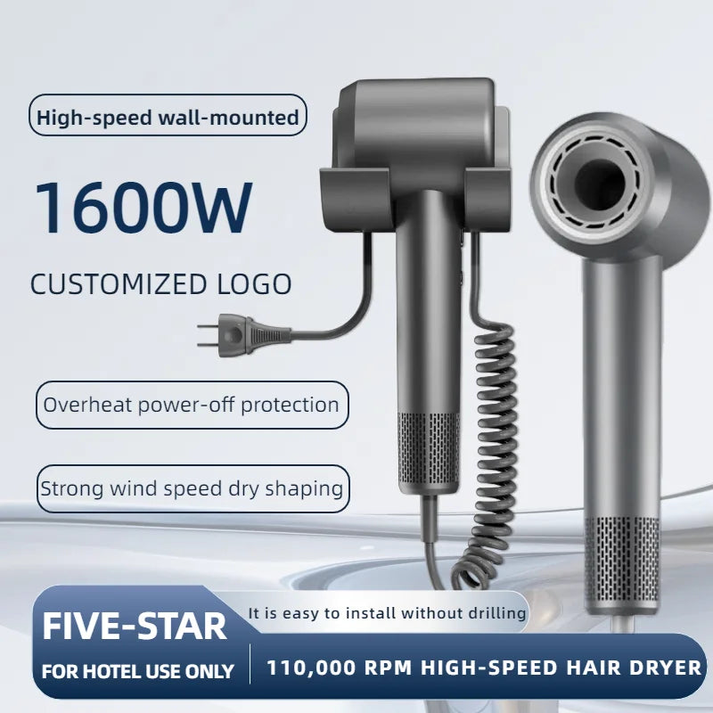 High-Speed Home Hair Dryer with Strong Airflow and Negative Ions Salon-Grade Blowouts Peaceful Pleasures Health and Wellness