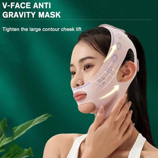 V-Line Face Sculpting Sleep Mask – Chin & Jaw Lifting Band Face Sculpting Mask Oasis Select