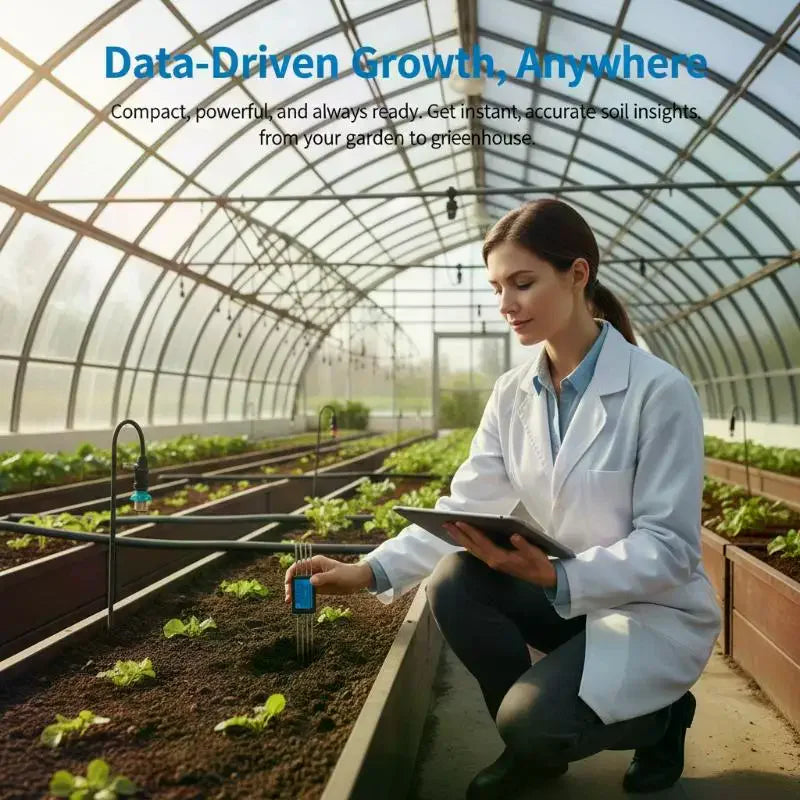 7-in-1 Soil Sensor | Moisture, pH, NPK, EC, RS485 Modbus