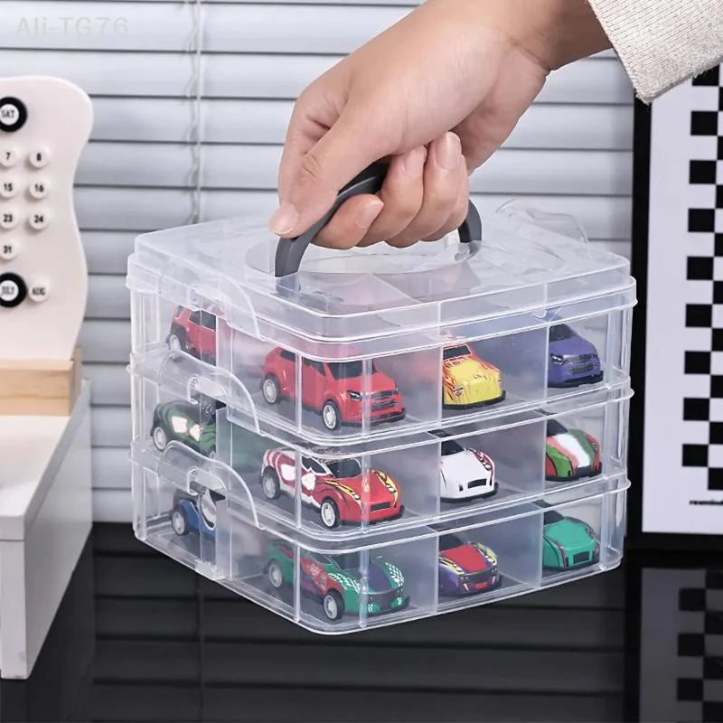 Clear Minimalist Storage Box | Dustproof Jewelry & Small Item Organizer