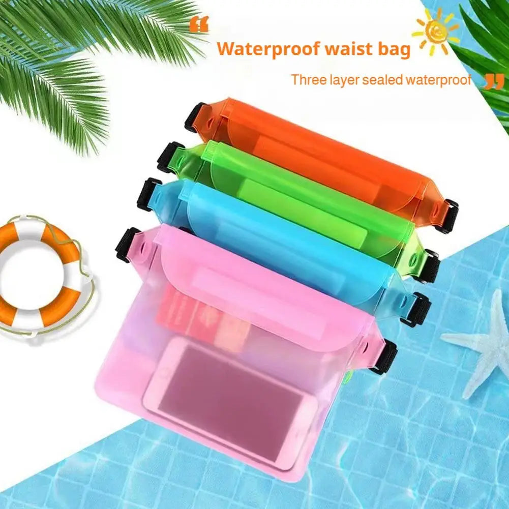 Waterproof Waist Bag – PVC Dry Bag for Water Sports Peaceful Pleasures Health and Wellness