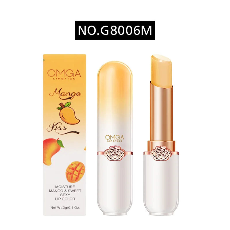 GECOMO Color-Changing Lip Balm | Peach Moisturizing Jelly Lipstick