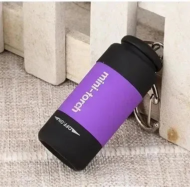 LED Micro Keychain Flashlight – USB Rechargeable & Waterproof