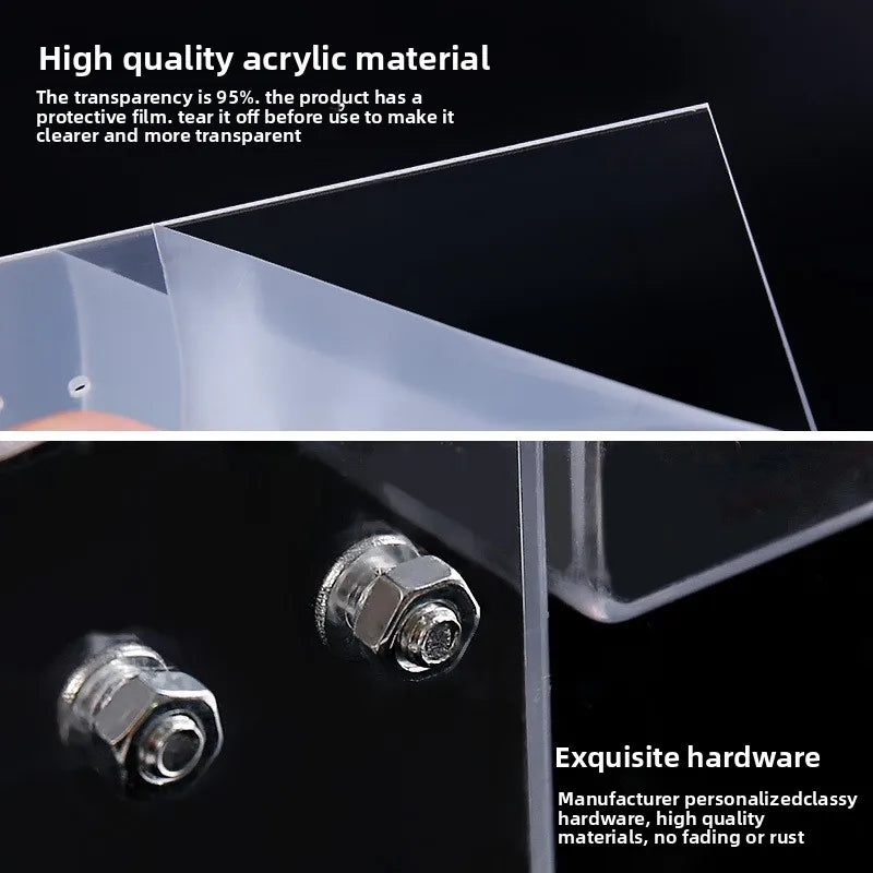 Acrylic Pen Display Stand Store Countertop Pencil Organizer for Ballpoint/Gel Pens Retail Stationery Showcase Multi-Slot Design Peaceful Pleasures Health and Wellness