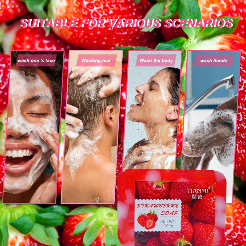 Strawberry Jelly Soap – Deep Cleanse, Moisturize & Nourish
