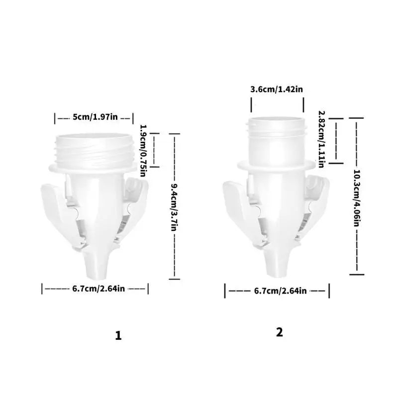 Breastmilk Storage Bag Connectors for Spectra 1 Pumps