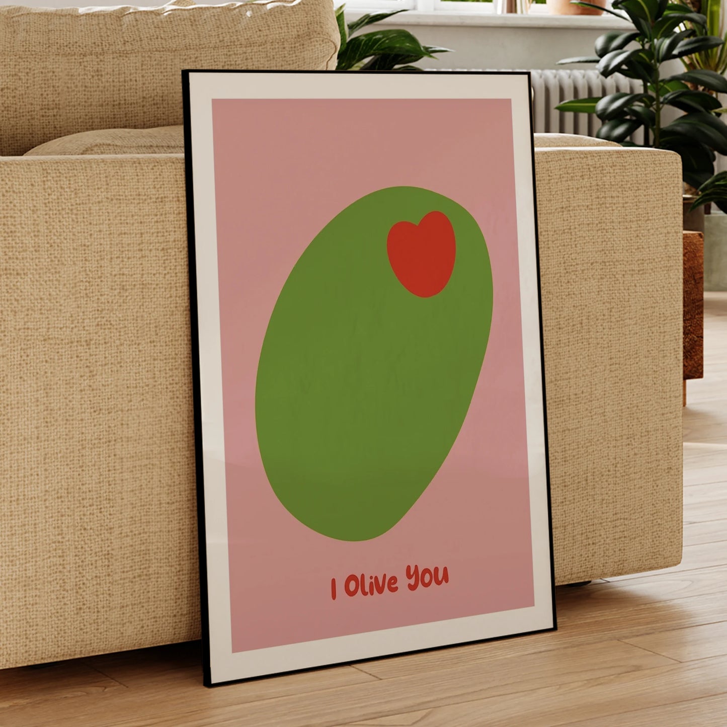 Green Olives Canvas Wall Art Print | Kitchen & Home Decor
