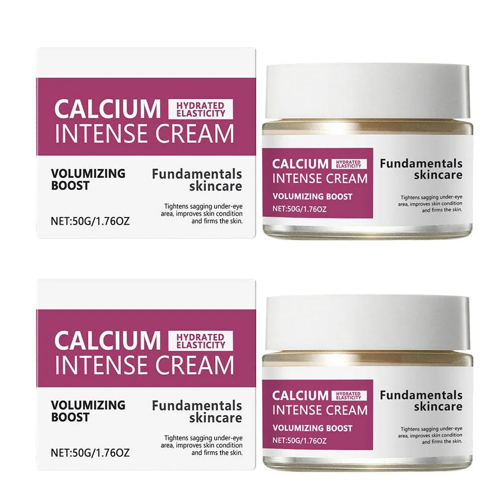 Calcium Intense Cream Enhance Moisturizing Facial Firming Tighten Skin Elasticity Nourishing Facial Lifting 1/2PCS Peaceful Pleasures Health and Wellness 2PCS