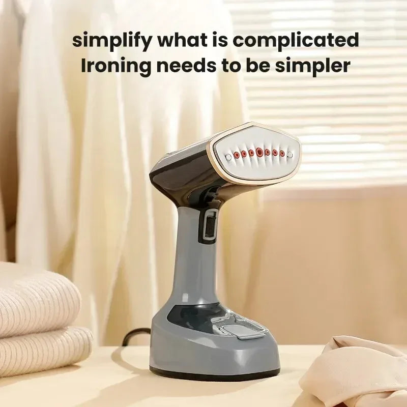1500W Foldable Electric Handheld Fast-Heat Garment Steamer Steam Iron for Household Travel Fabric Care Peaceful Pleasures Health and Wellness