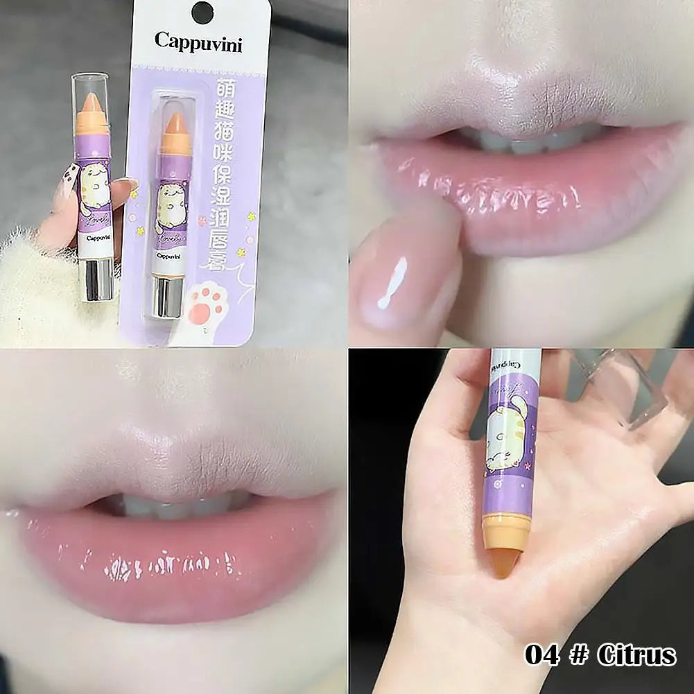 Cute Crystal Jelly Lip Balm Set – 5 Flavors & Color-Changing