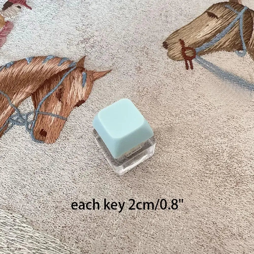 Mechanical Keyboard Fidget Keychain | 1/4/5/9 Key Clicker Toy Fidget Keychain Toy Peaceful Pleasures Health and Wellness