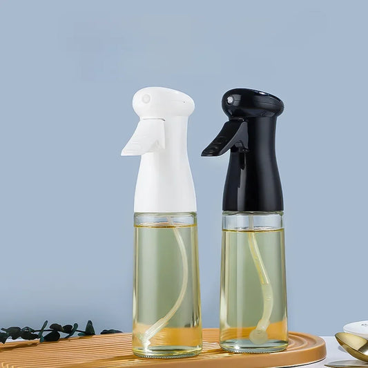 Kitchen Oil Spray Bottle – Transparent Leak-Proof Dispenser Oil Spray Bottle Peaceful Pleasures Health and Wellness