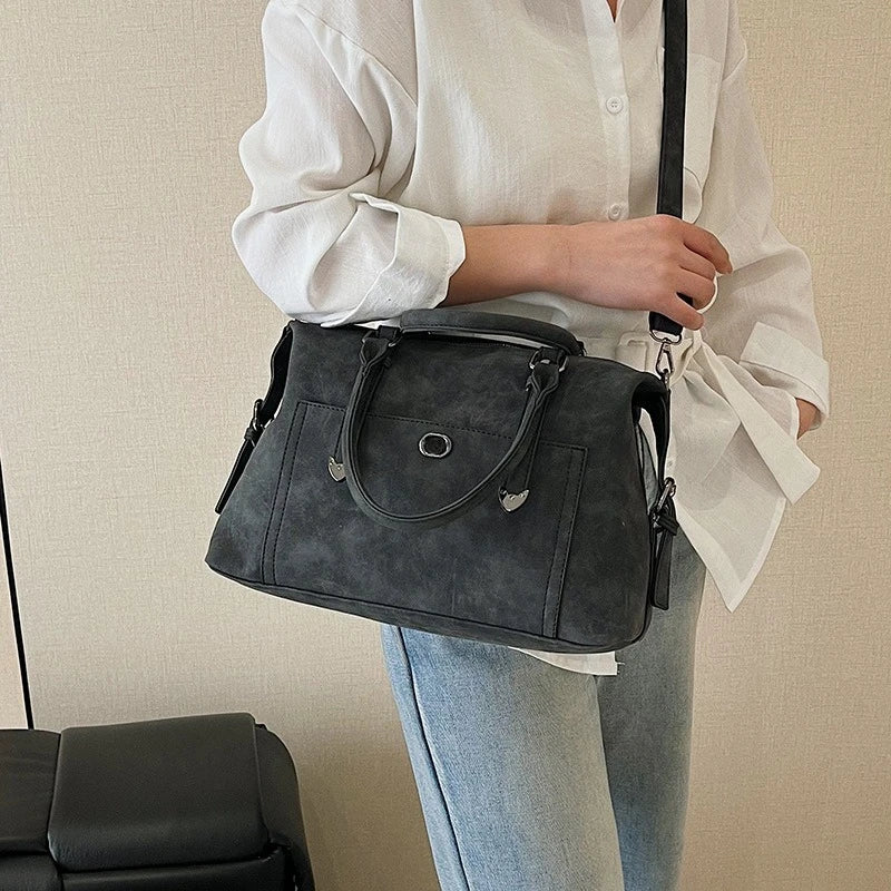 New Minimalist and Fashionable Retro Single Shoulder Crossbody Bag with Versatile Texture for Commuting Tote Bag Fashionable Bag Peaceful Pleasures Health and Wellness