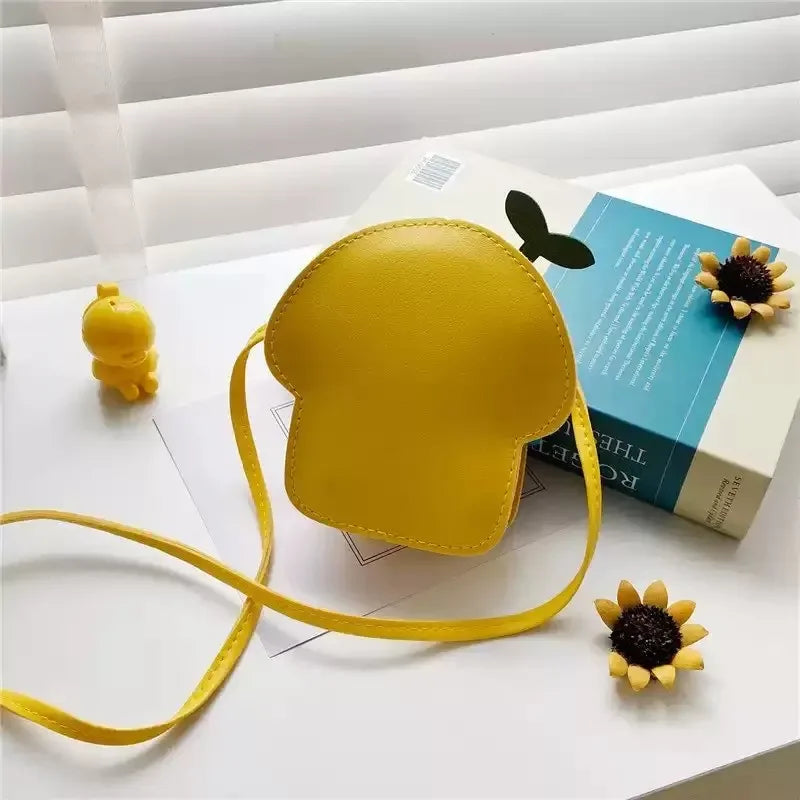 Kids Mushroom Crossbody Bag – Cute Girls Sling Purse Korean Style