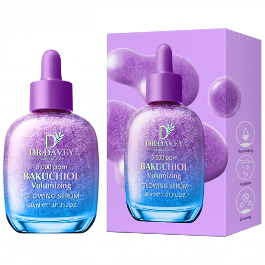 30ml Bakuchiol Volumizing Glowing Serum, Facial Care, Year-Round Hydration, Moisturizing, Suitable for Both Genders, Portable Peaceful Pleasures Health and Wellness