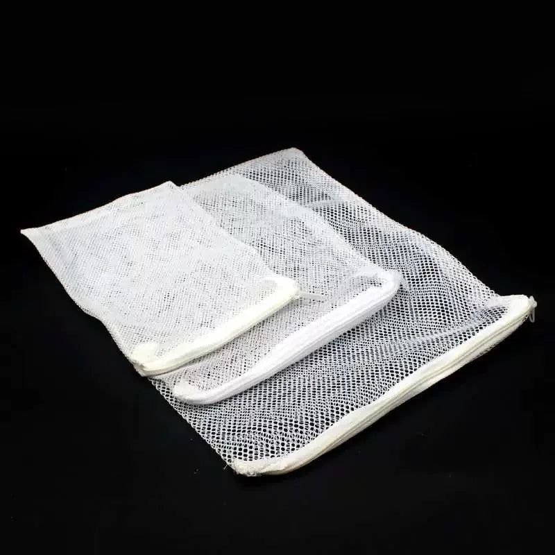 5-Pack Reusable Aquarium Filter Media Bags with Zipper