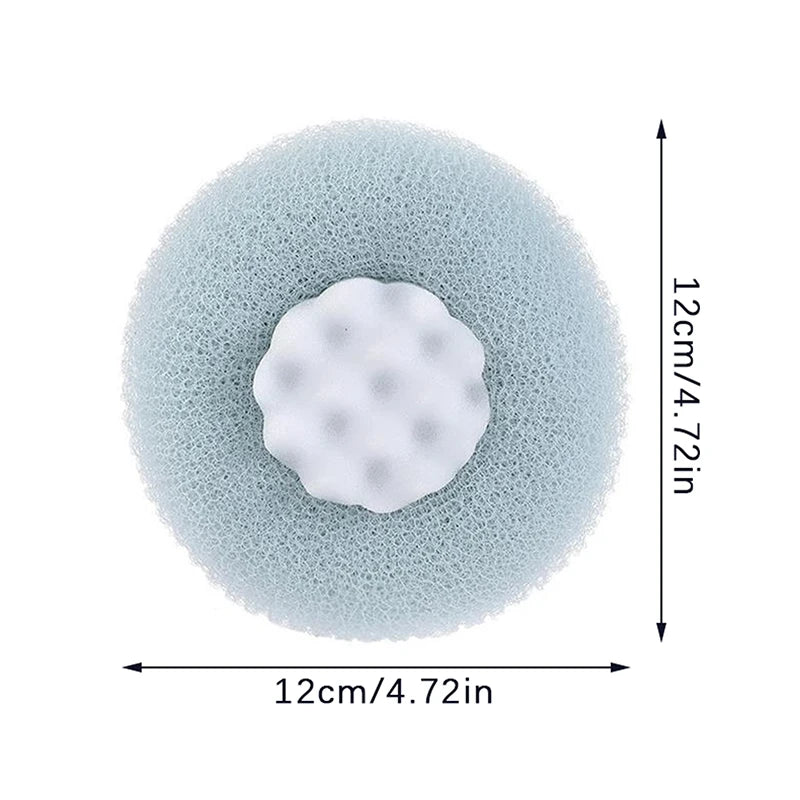 Sunflower Bath Ball Shower Sponge with Suction Cup & Handle