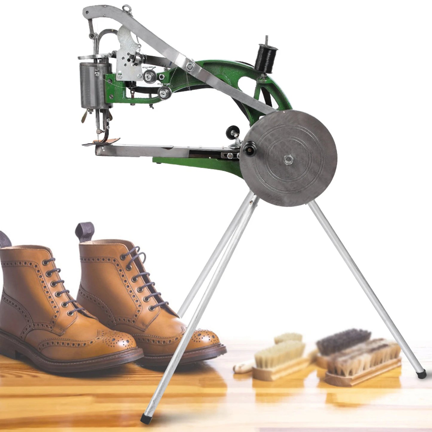 Metal Manual Sewing Machine Hand Semiautomatic Nylon Cotton Line Shoe